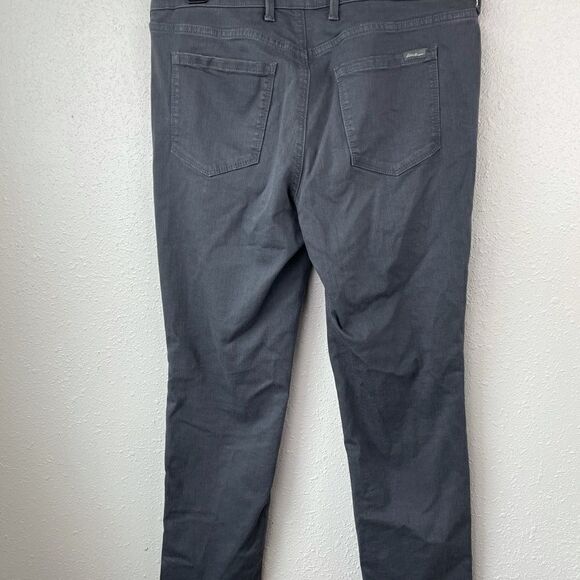 Eddie Bauer Gray Stretch Slim Cropped Jeans EUC - Picture 9 of 10